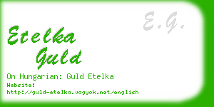 etelka guld business card